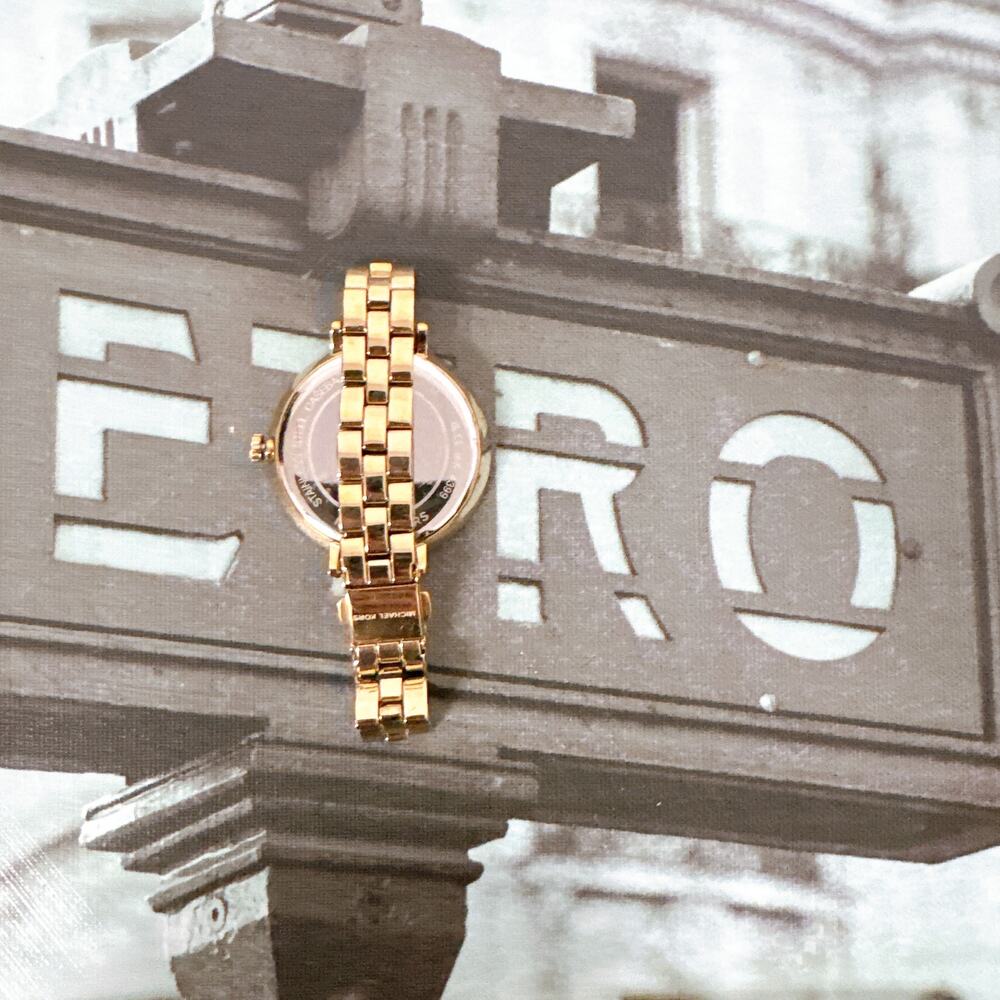 Michael Kors MK4399 Charley Crystal Gold Dial Ladies Watch - Picture 5 of 6